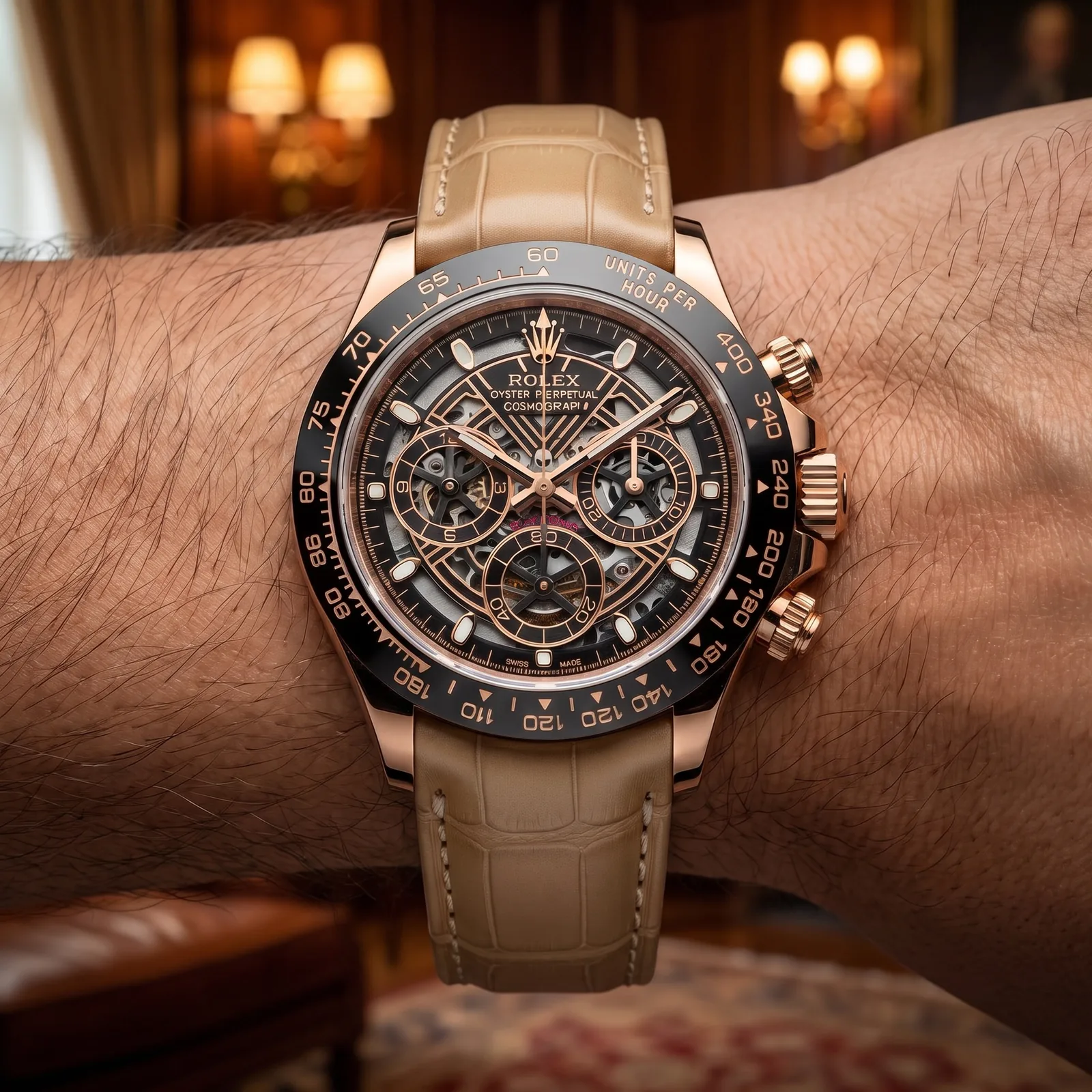 Alessandra — On the wrist — Custom Daytona von Francesco Orsi Orologi