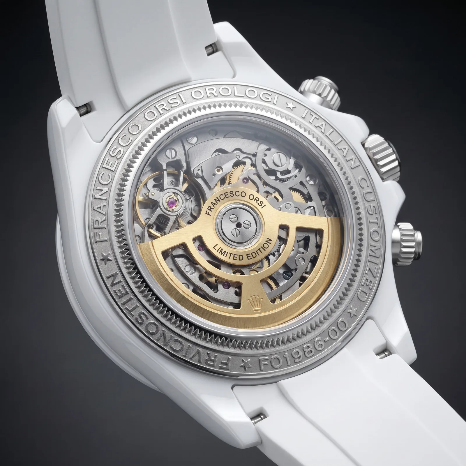 Allegra — Caseback — Custom Daytona von Francesco Orsi Orologi