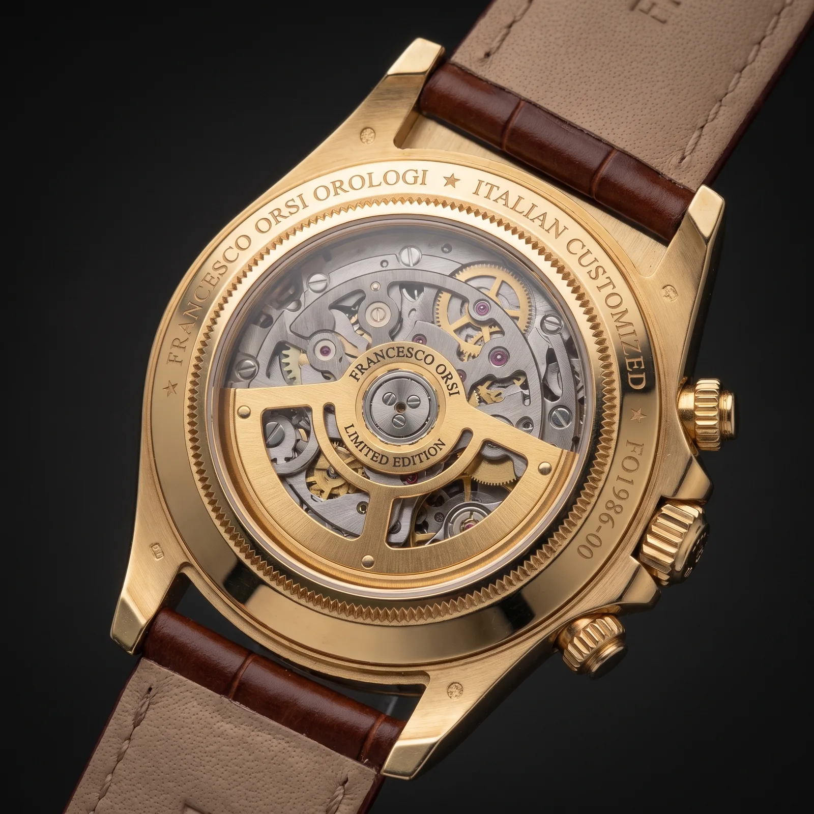 Aurora — Caseback — Custom Daytona von Francesco Orsi Orologi