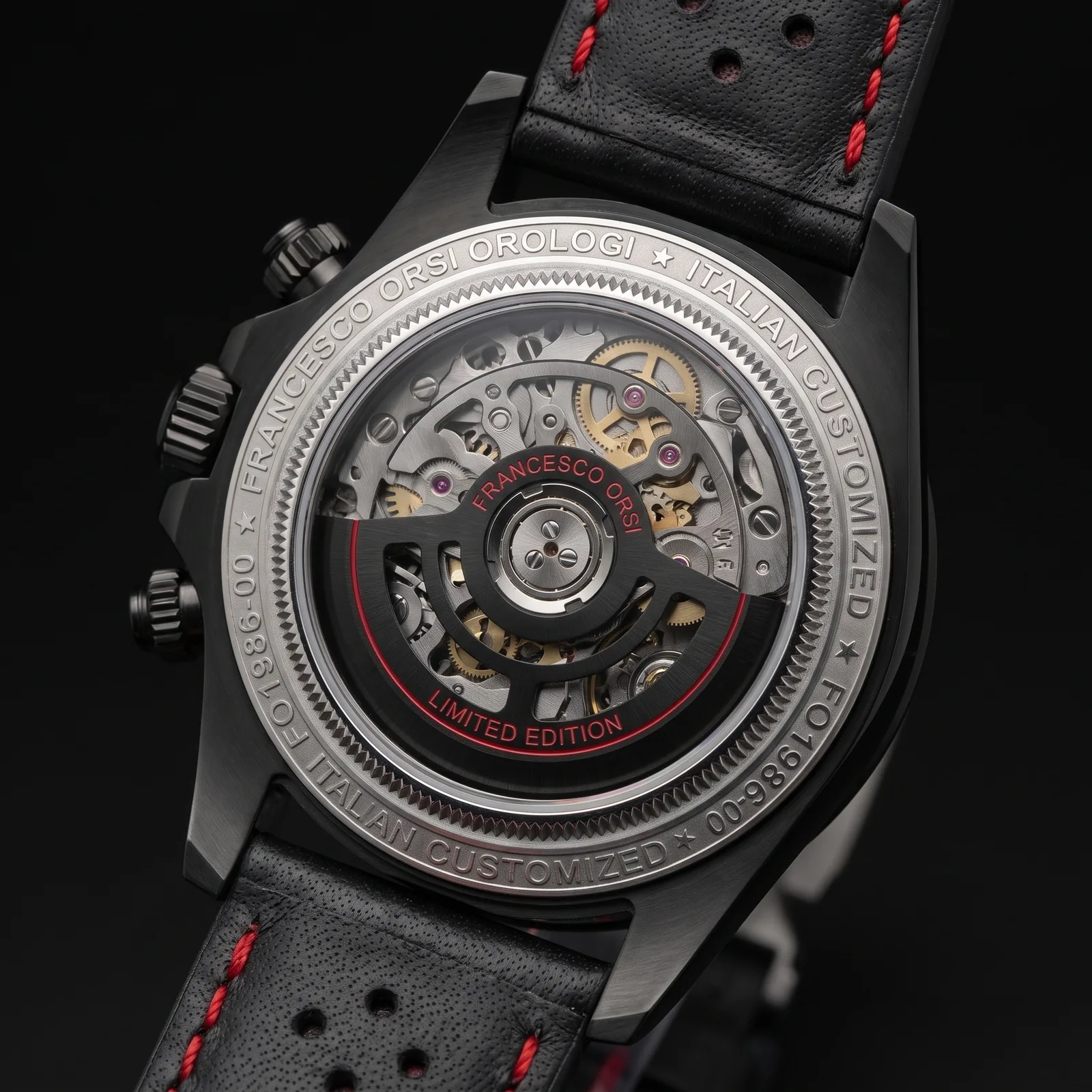 Barbara — Caseback — Custom Daytona von Francesco Orsi Orologi