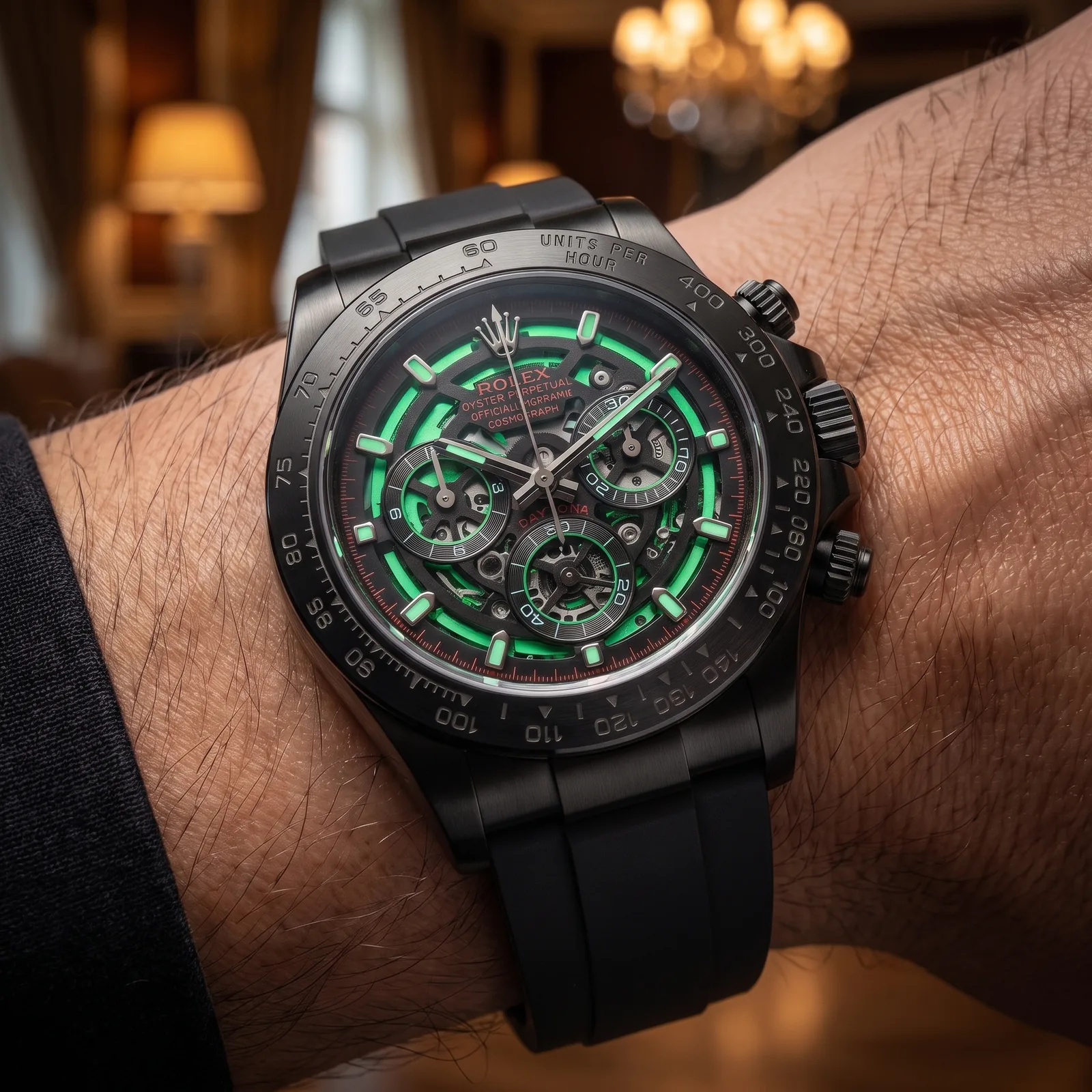 Carlotta — On the wrist — Custom Daytona von Francesco Orsi Orologi