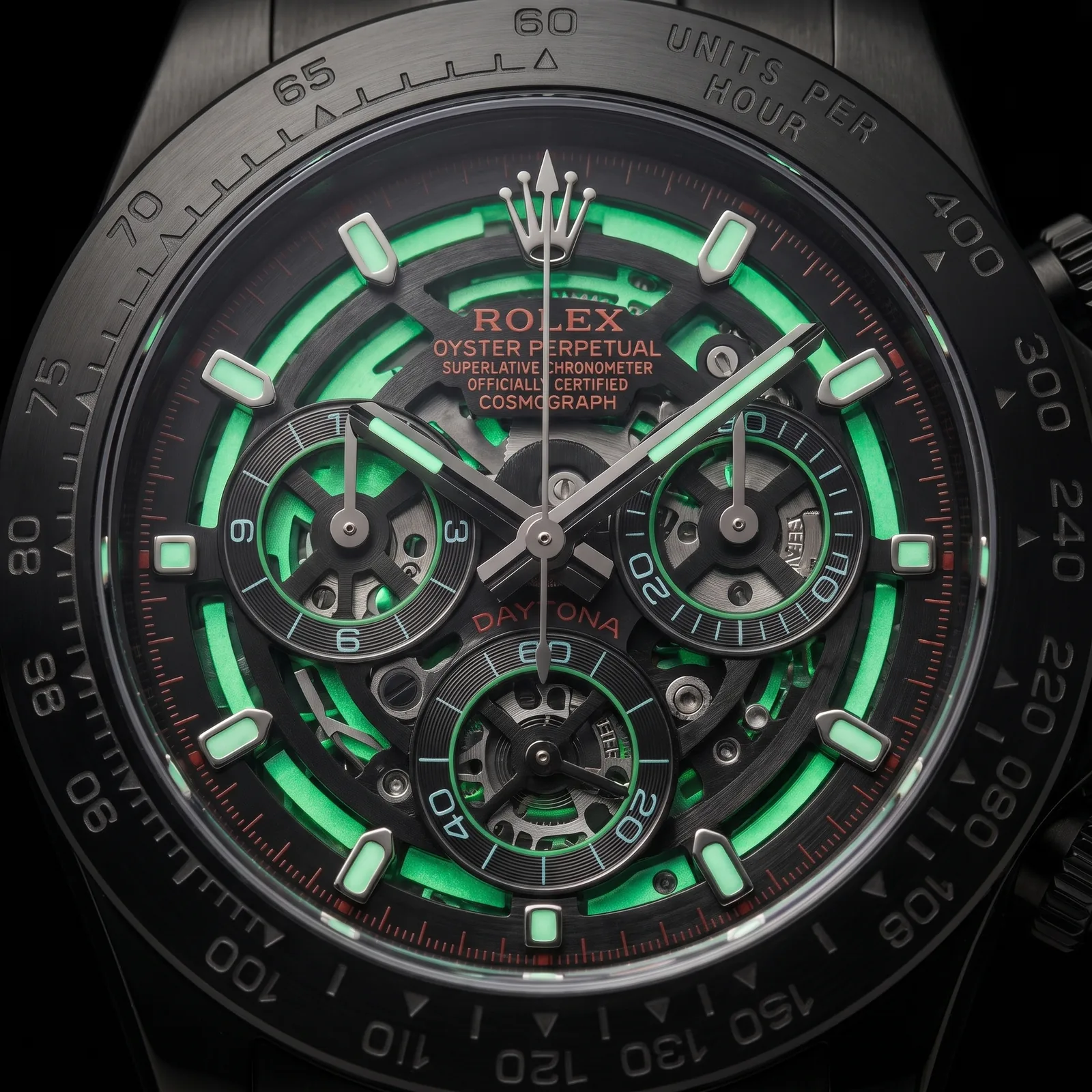 Carlotta — Dial — Custom Daytona von Francesco Orsi Orologi