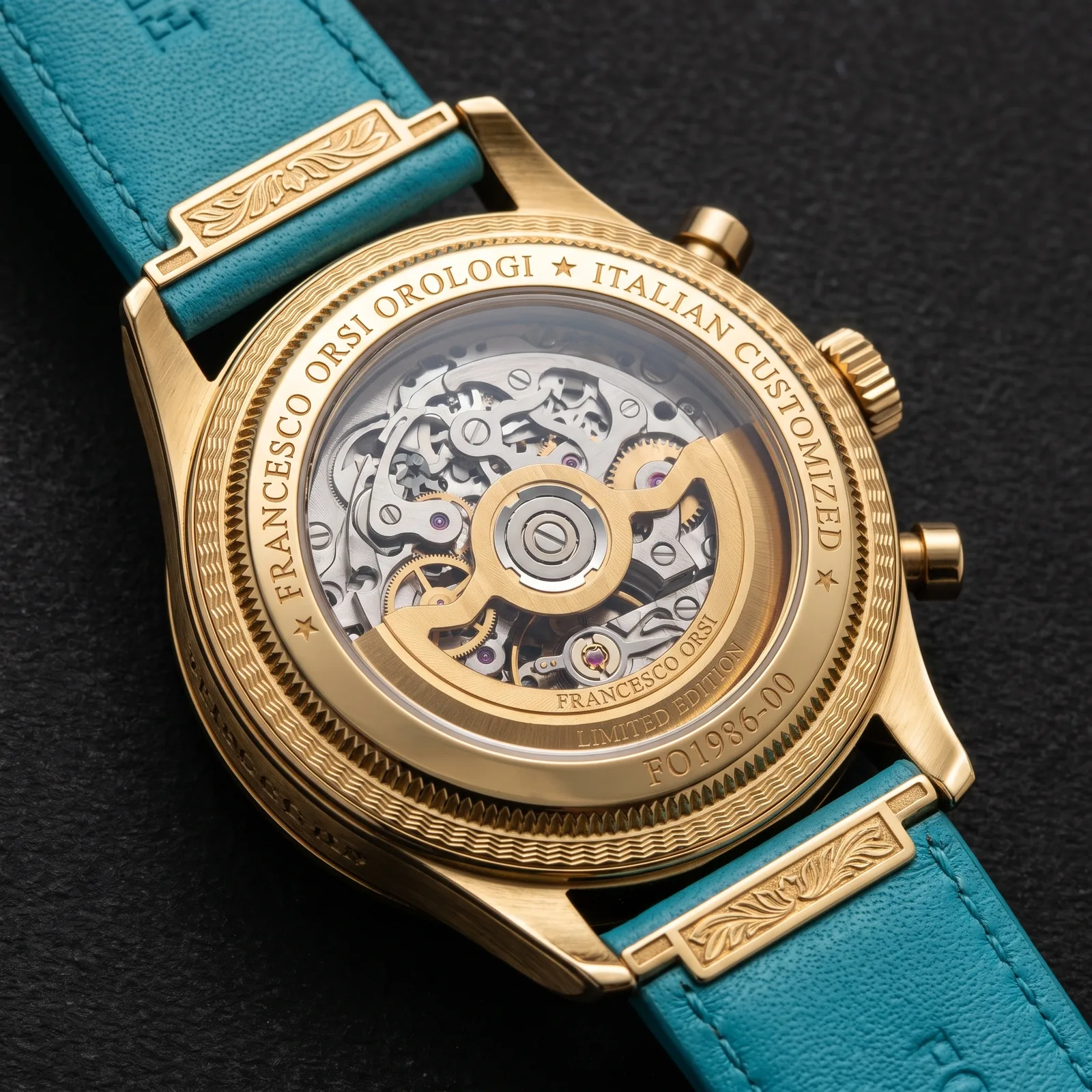 Donatella — Caseback — Custom Daytona von Francesco Orsi Orologi