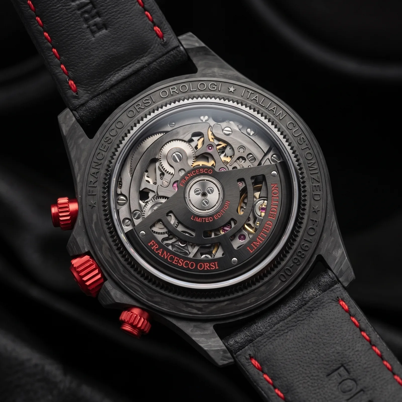 Dorota — Caseback — Custom Daytona von Francesco Orsi Orologi