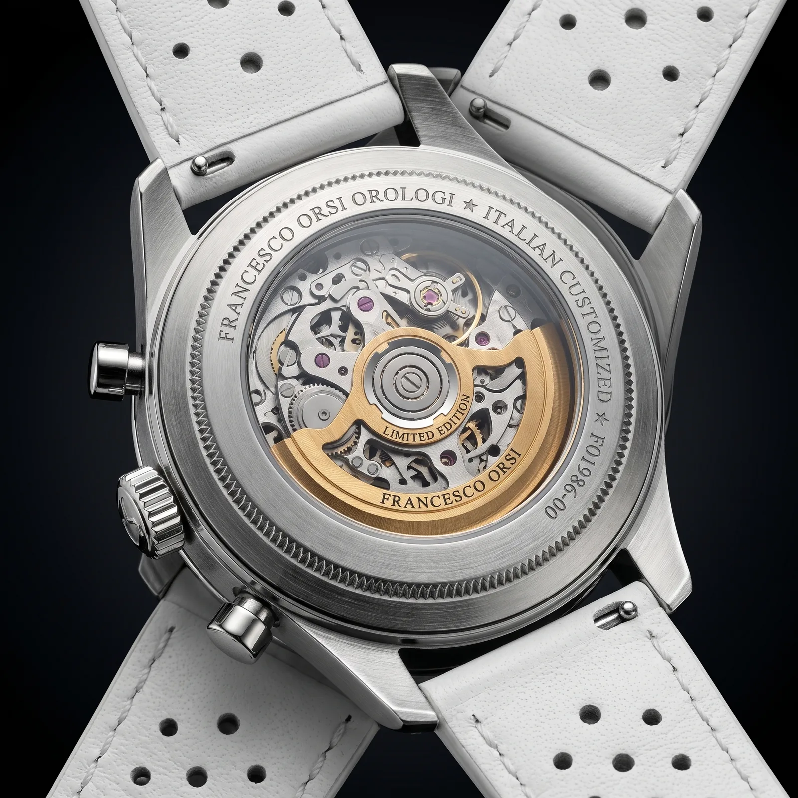 Giada — Caseback — Custom Daytona von Francesco Orsi Orologi