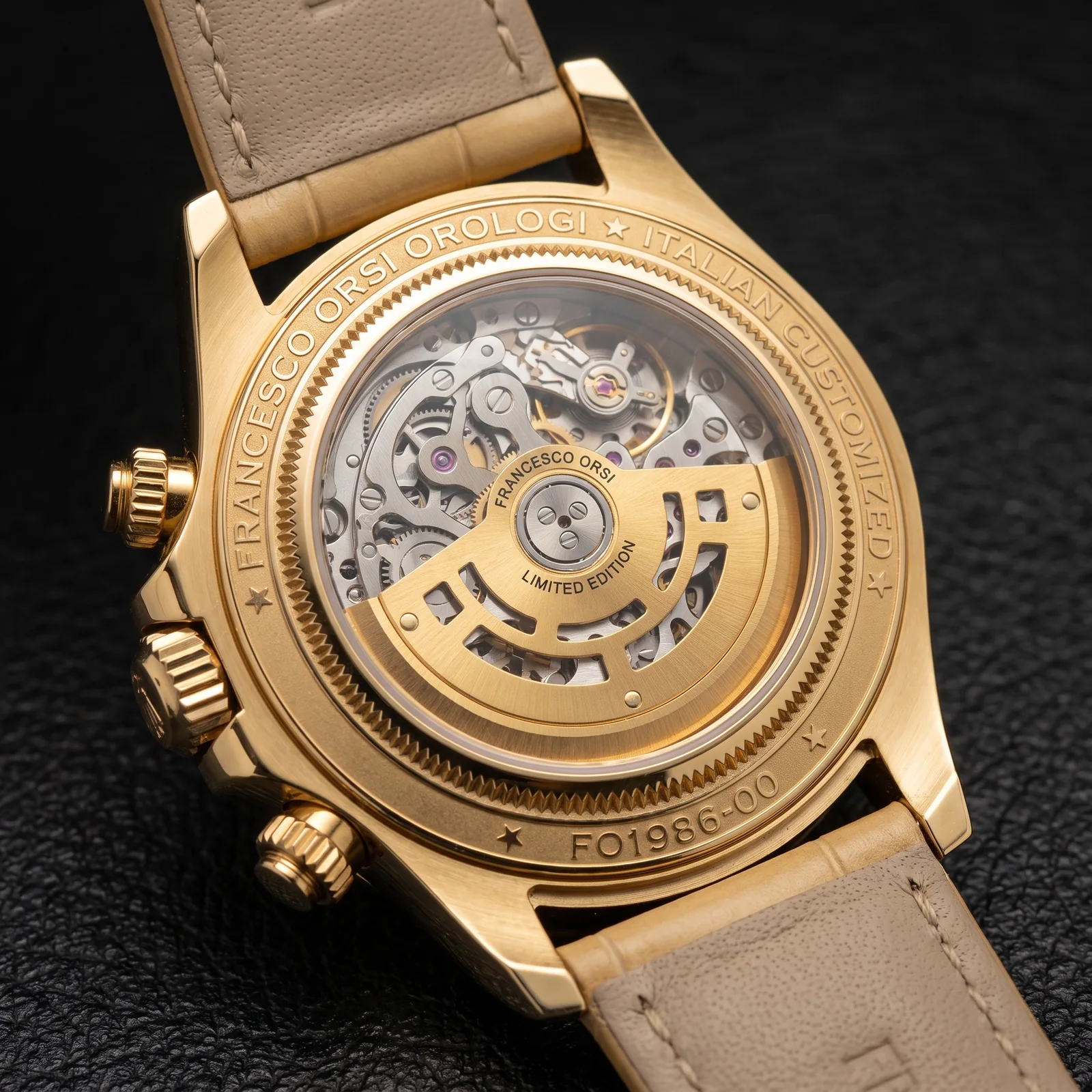 Ginevra — Caseback — Custom Daytona von Francesco Orsi Orologi