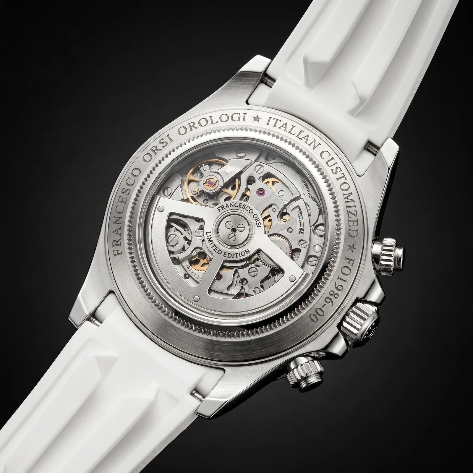 Julia — Caseback — Custom Daytona von Francesco Orsi Orologi