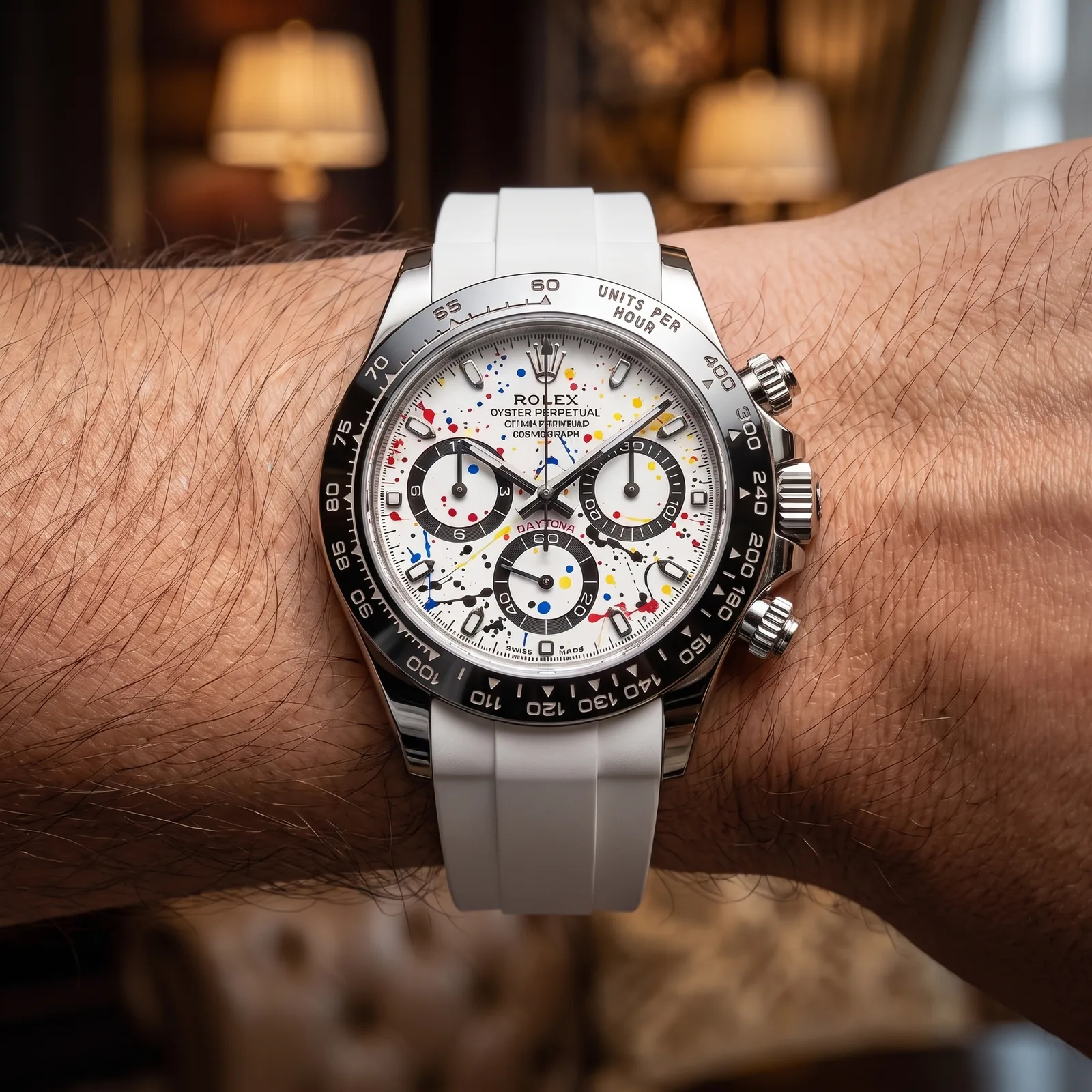Julia — On the wrist — Custom Daytona von Francesco Orsi Orologi