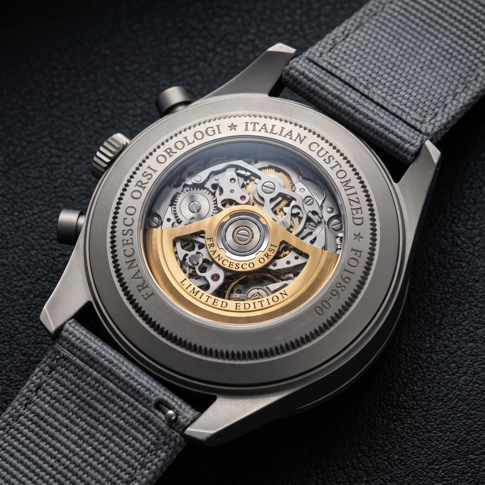 Kasia — Caseback — Custom Daytona von Francesco Orsi Orologi