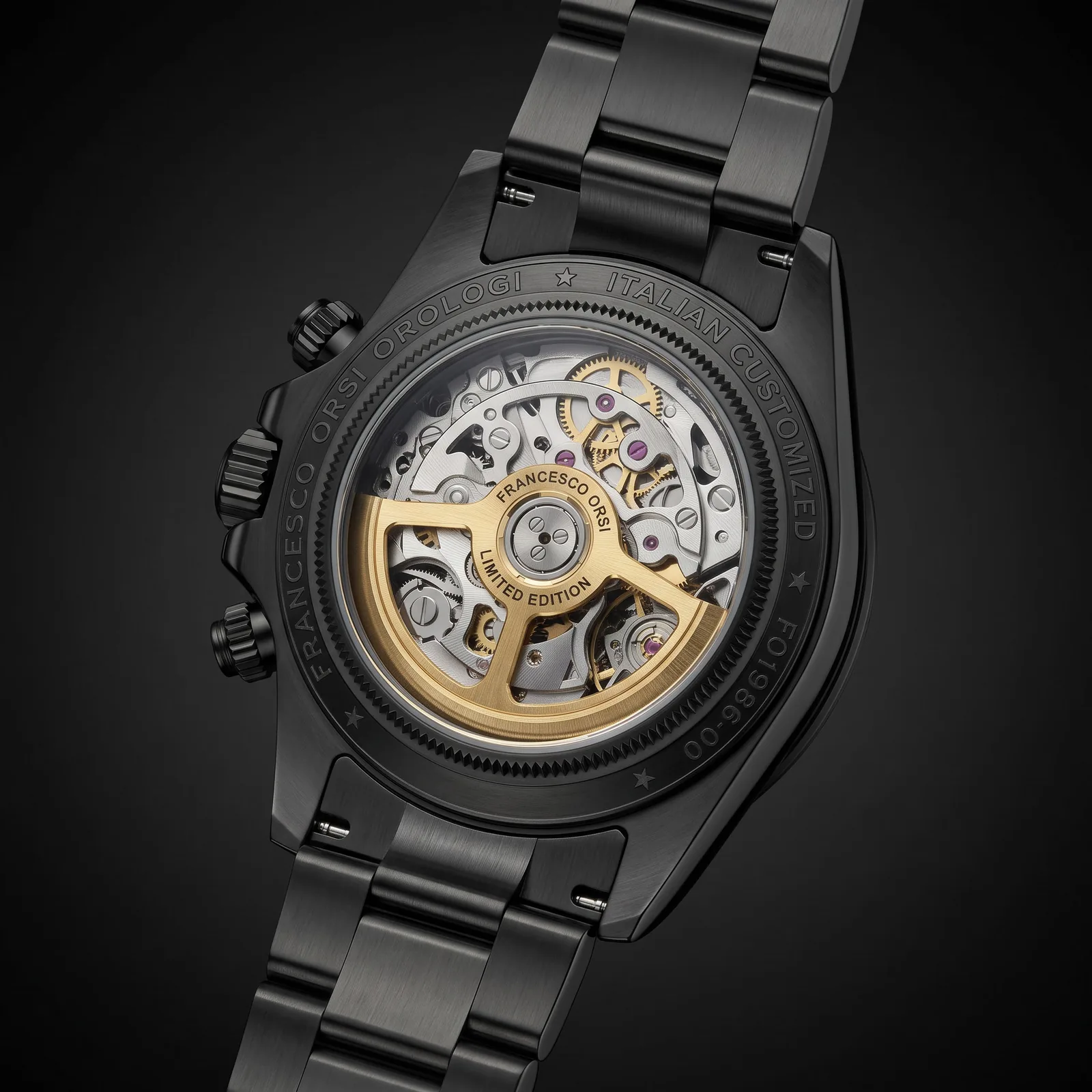 Katarzyna — Caseback — Custom Daytona von Francesco Orsi Orologi
