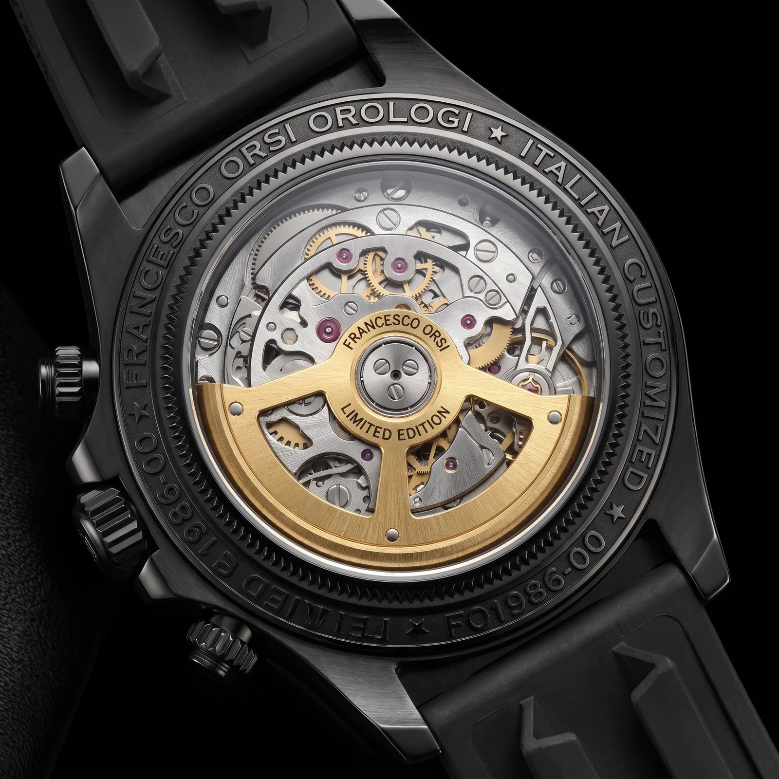Oliwia — Caseback — Custom Daytona von Francesco Orsi Orologi