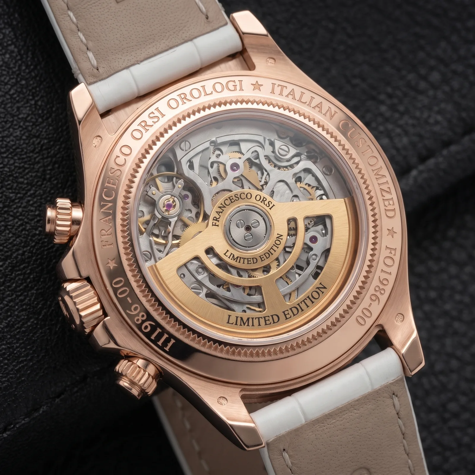 Otelia — Caseback — Custom Daytona von Francesco Orsi Orologi