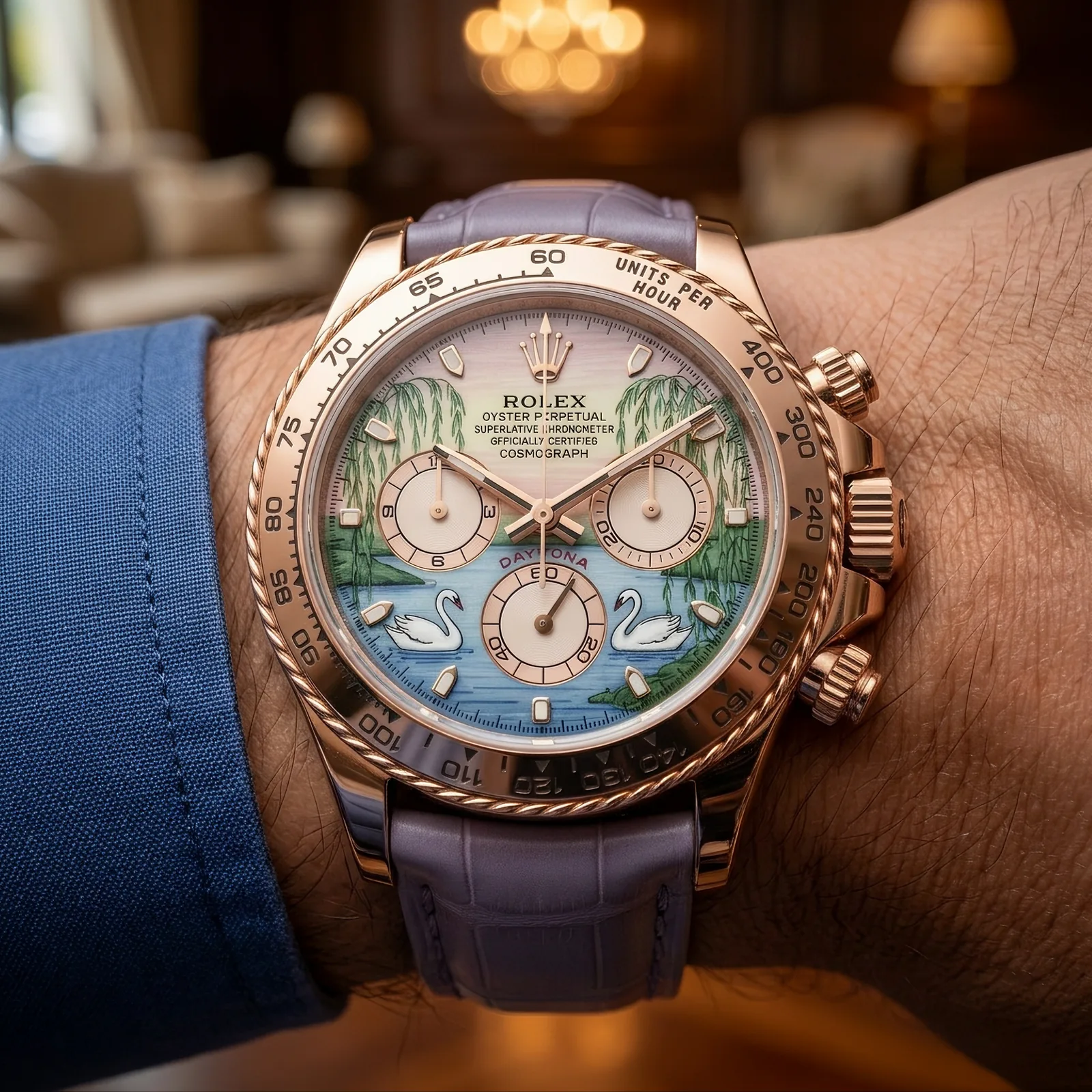 Paulina — On the wrist — Custom Daytona von Francesco Orsi Orologi
