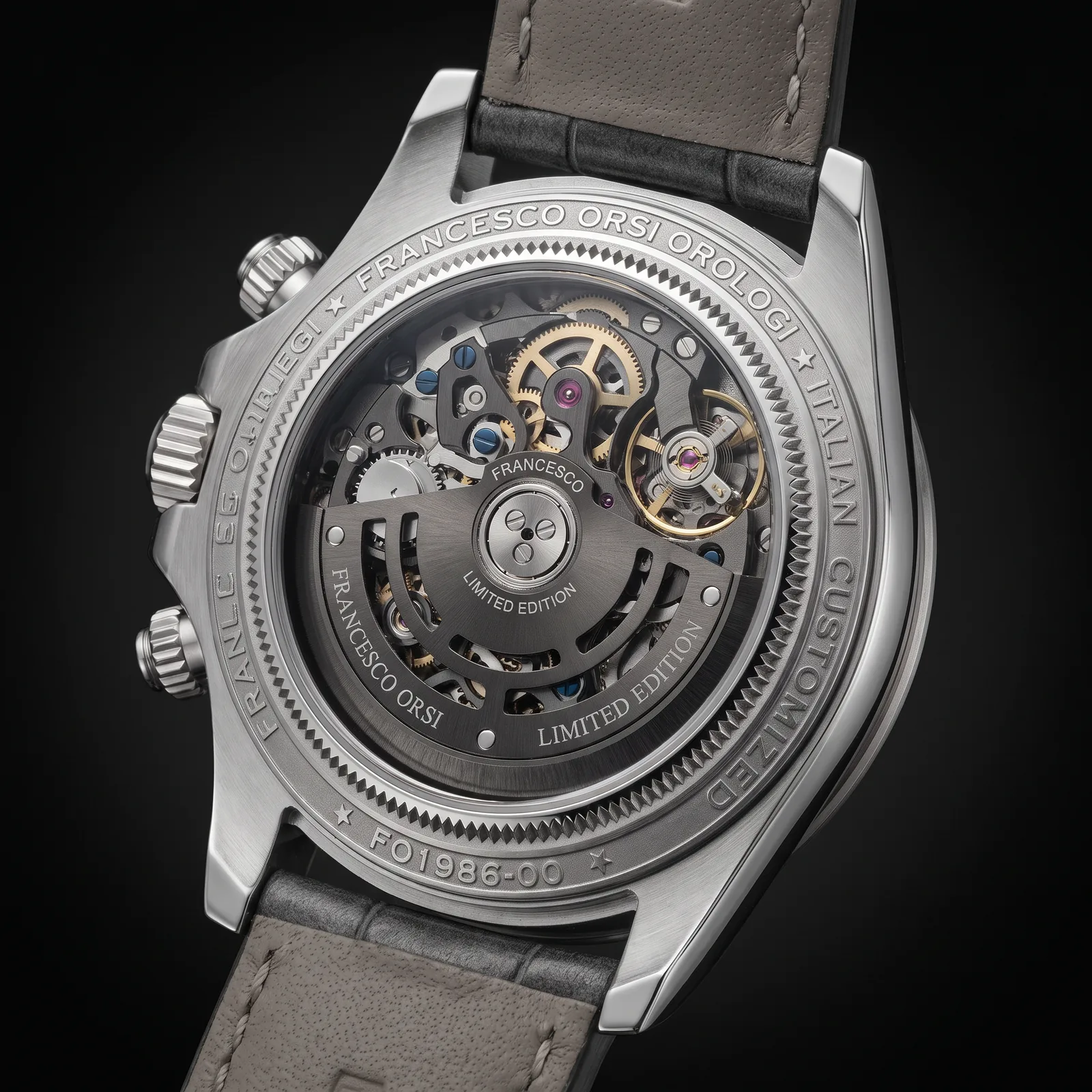 Sylwia — Caseback — Custom Daytona von Francesco Orsi Orologi
