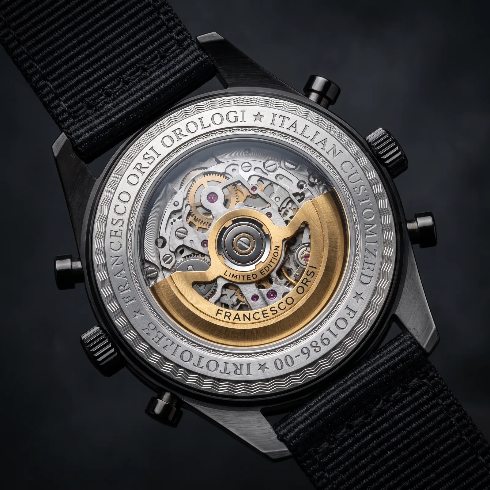 Viola — Caseback — Custom Daytona von Francesco Orsi Orologi