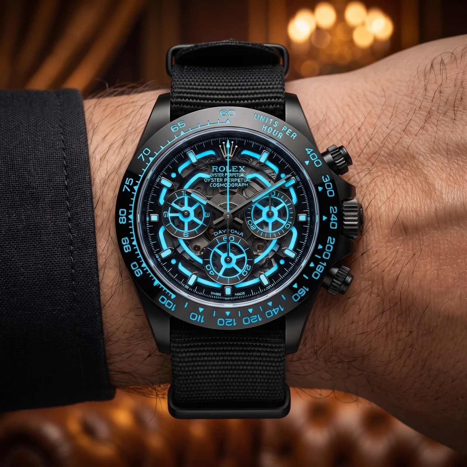 Viola — On the wrist — Custom Daytona von Francesco Orsi Orologi
