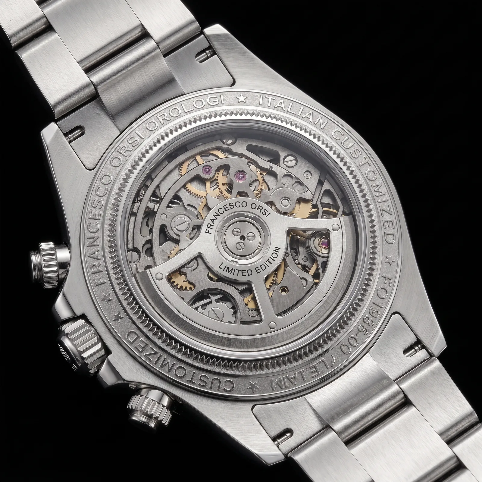 Vittoria — Caseback — Custom Daytona von Francesco Orsi Orologi