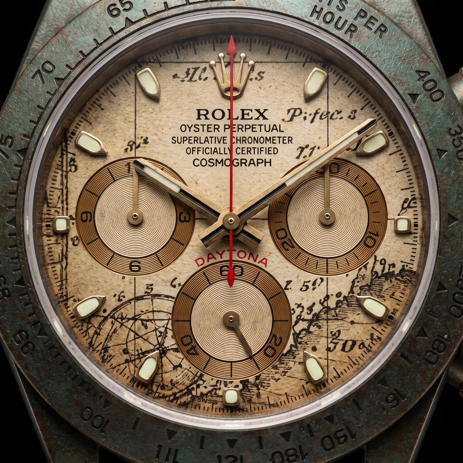 Wiktoria — Dial — Custom Daytona von Francesco Orsi Orologi